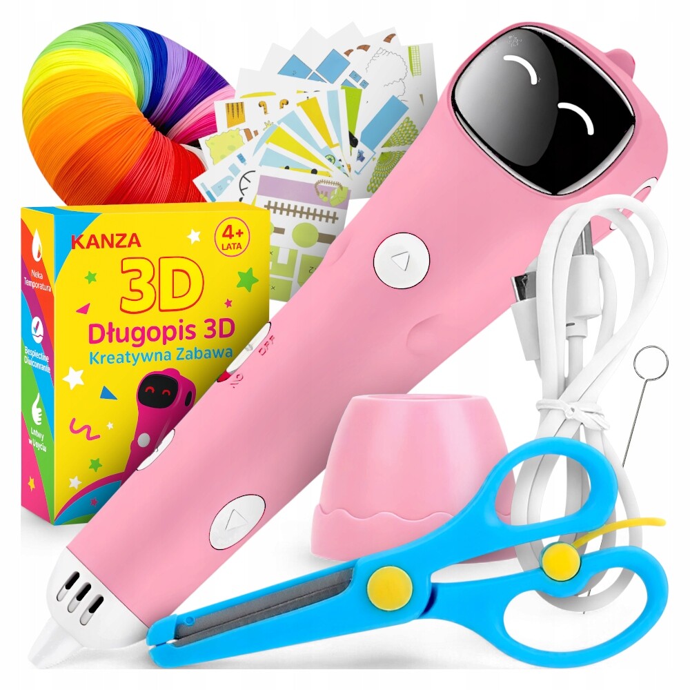 Propiska 3D 2.0 Pen 3D Tiskárna Pro Děti 305 M Náplní Pcl Sada