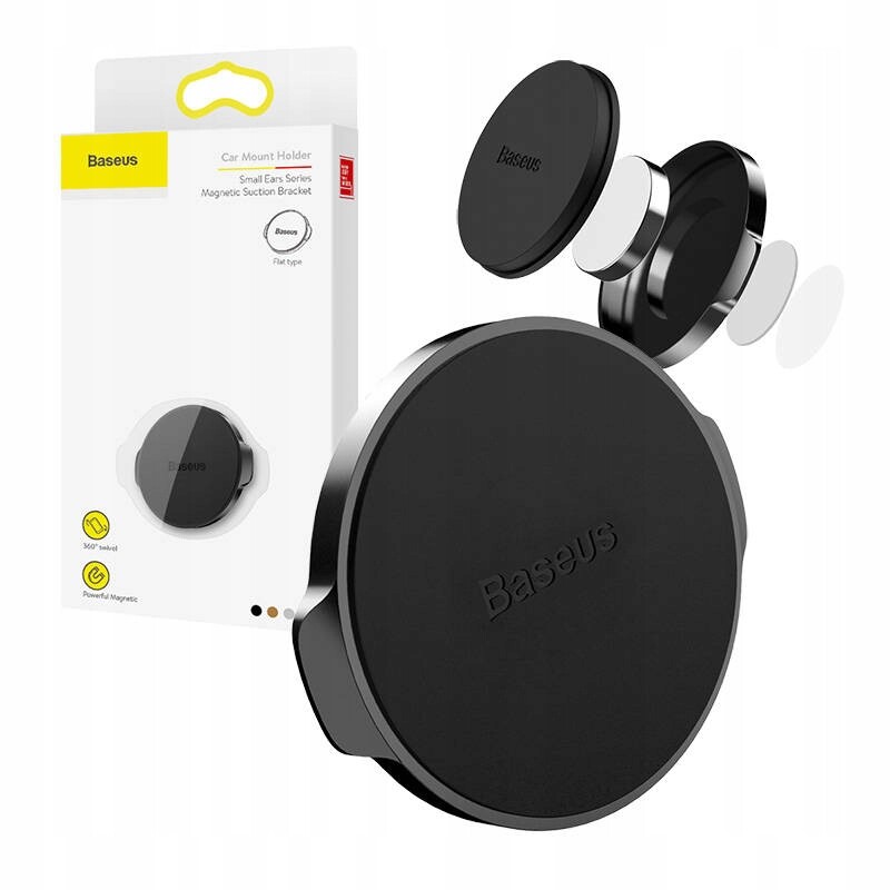 2 x Baseus Magnetický Držák Telefonu Hliníkový Odolný, Praktický