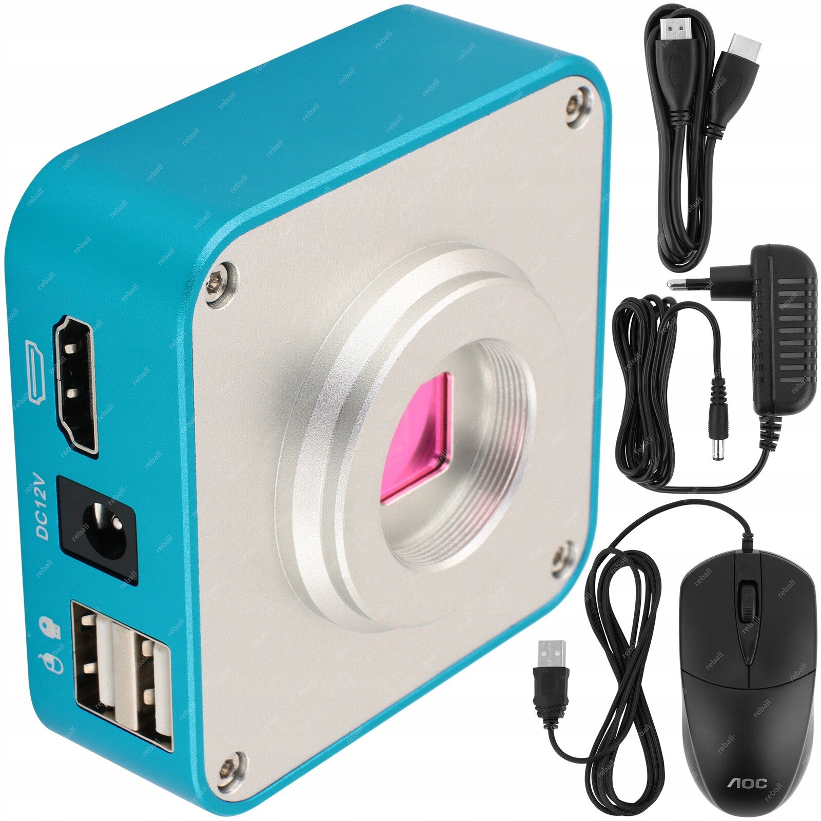 Digitální Kamera Pro Mikroskop Mirkoskopů Reball RT0437 Fullhd 48Mpix Hdmi