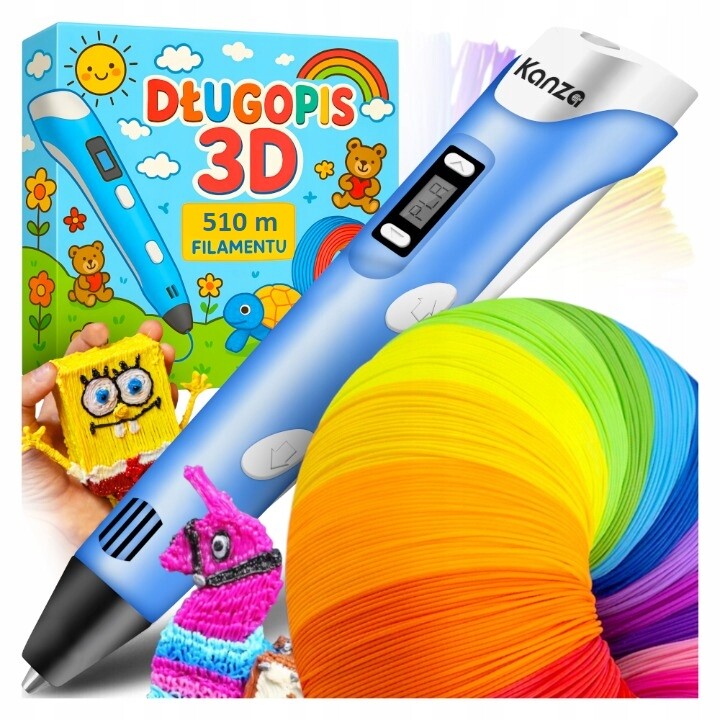 Magický Propiska 3D Pen S Filamentem Pla 510M Pro Děti Tiskárna