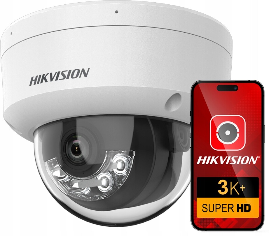 Ip Kamera 6MPX Hikvision Poe DS-2CD1161G2-LIU Odolná Proti Vandalismu IK08 Mikrofon
