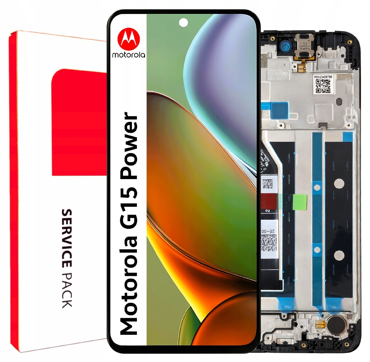Displej pro Motorola Moto G15 Power LCD Rámeček Originální Zila XT2521-5