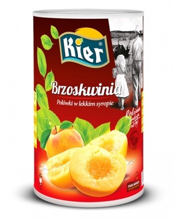 Broskve Půlené V Sirupu Kier 4100 G