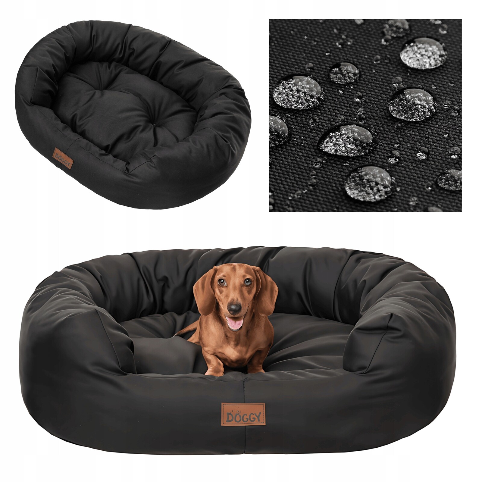 Pelíšek pro středního psa Voděodolné Potah pro psa s matrací 94x75