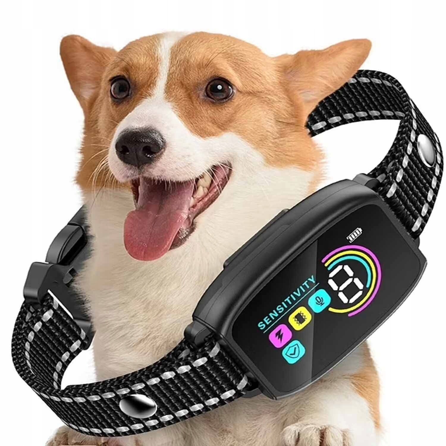Elektrický výcvikový obojek pro psa Voděodolný Treser pro psy 8 Úrovní
