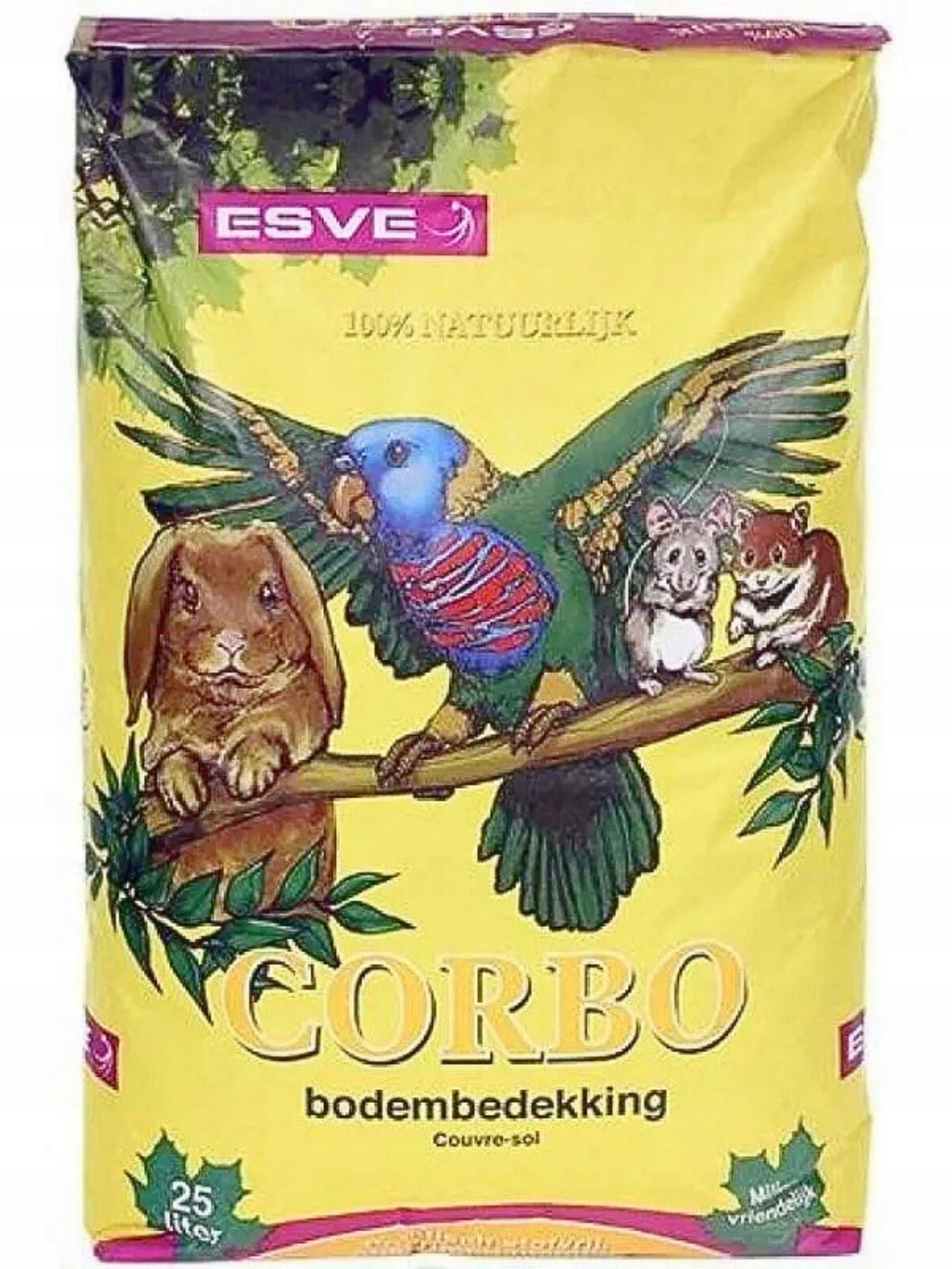 Corbo Podklad do klece Podestýlka pro všechny papoušky 25 litrů