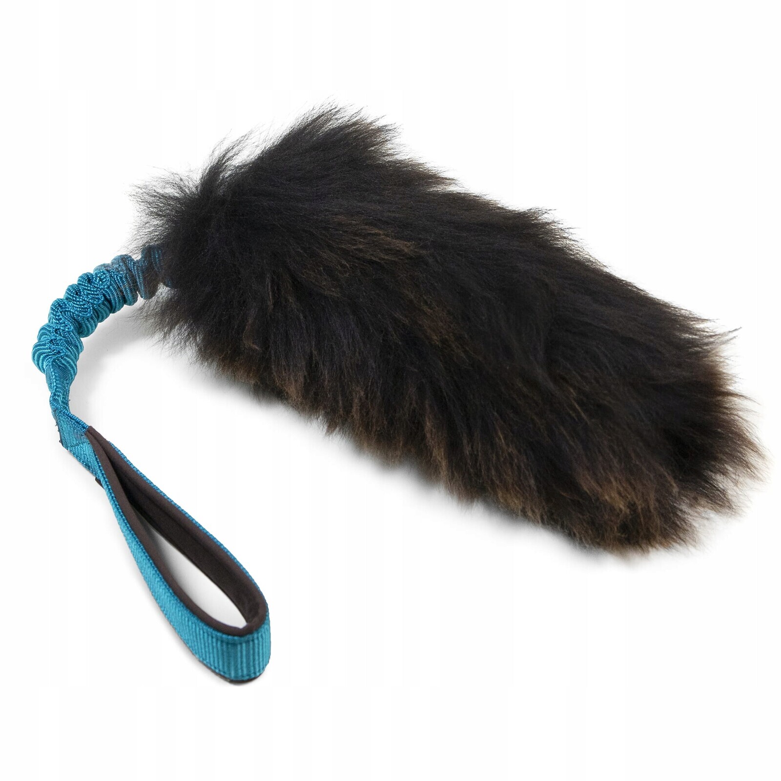 přetahovadlo pro psa Ovce tmavá Zayma s tlumičem: Přírodní Kožešina, Mořský