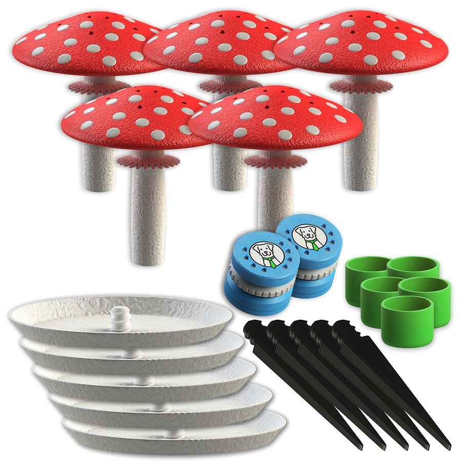 Sada 5 x malý čichový muchomůrka 2 x vonná plechovka pro trénink Nosework