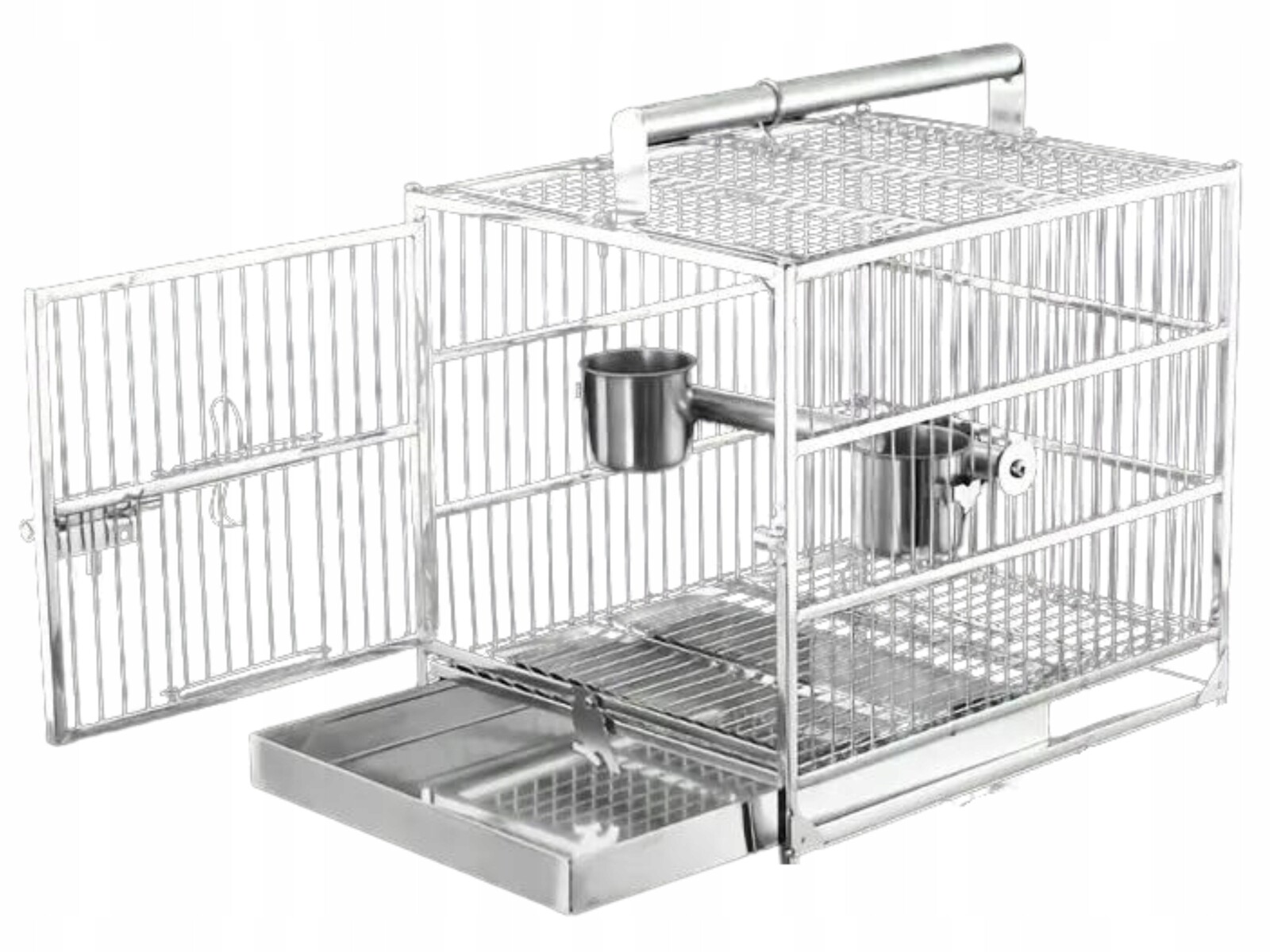 Transportér Přepravka pro malé papoušky, světlý