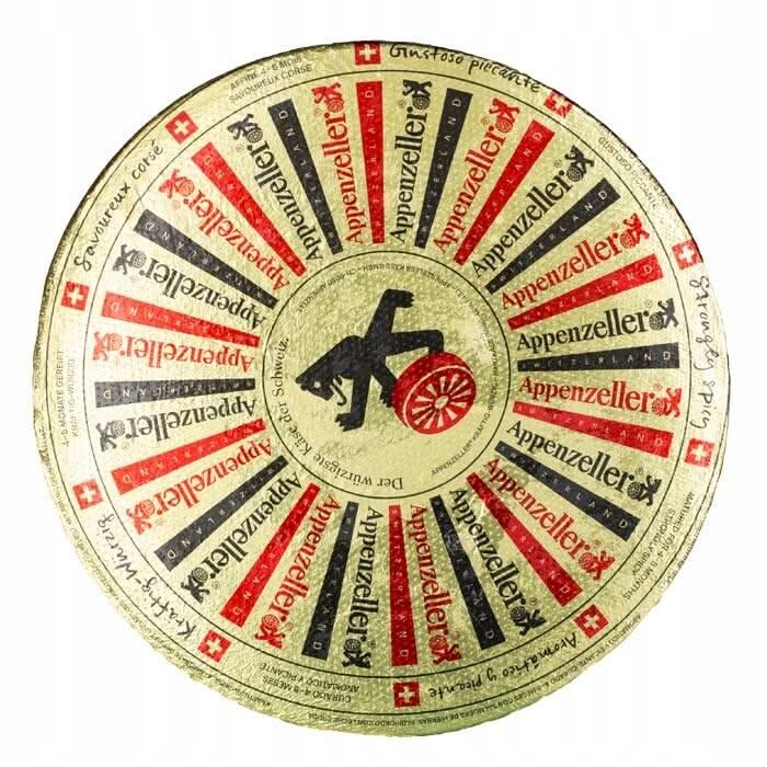 Appenzeller Kräftig-Würzig – Švýcarský sýr zrající 4 až 5 měsíců 500 g