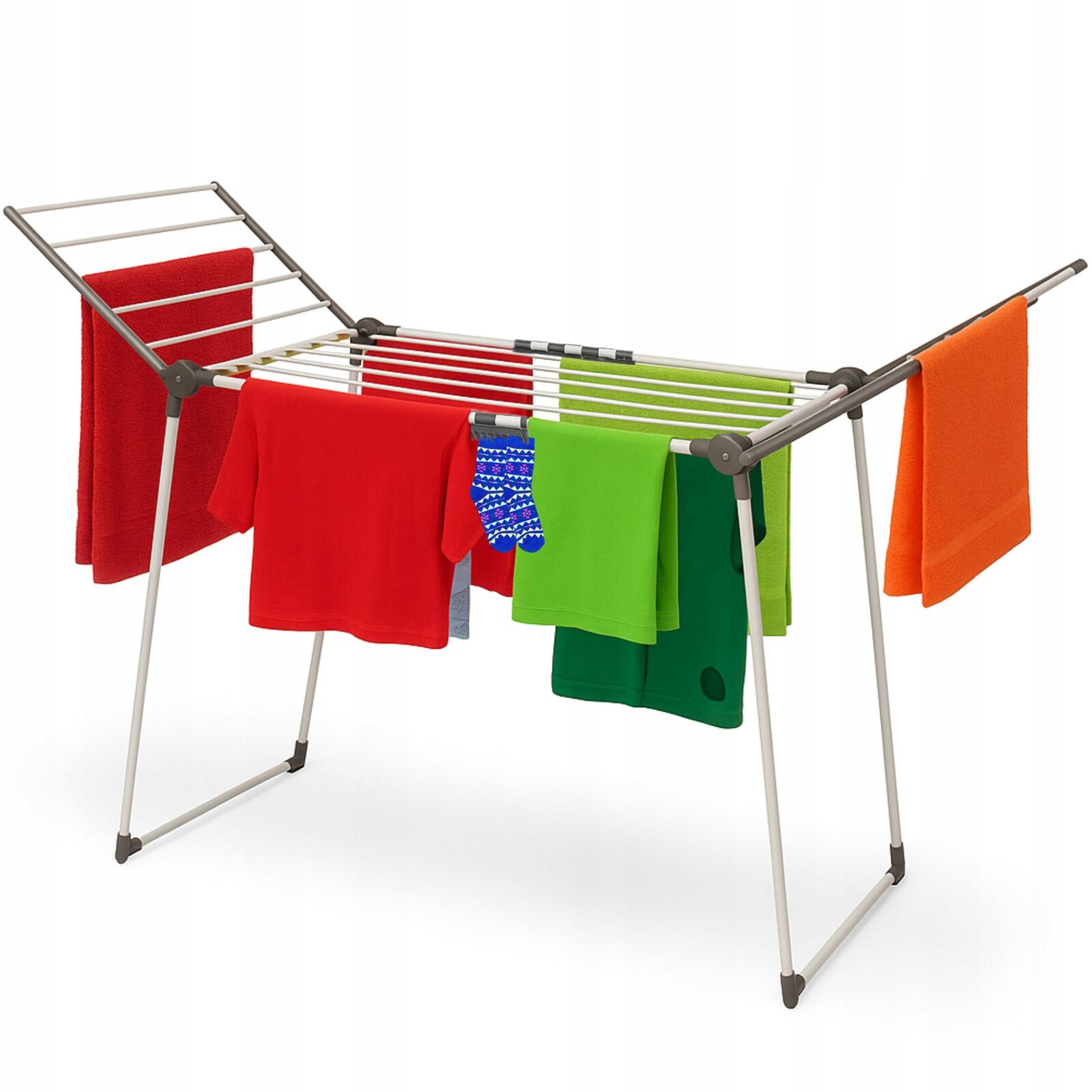 Sušák Na Prádlo, Stojící, Skládací, Balkonový, Klips Na Ponožky