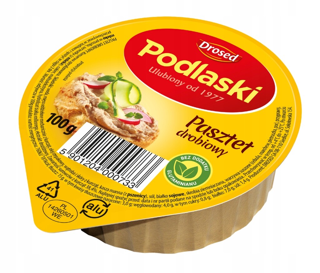 Drůbeží paštika Podlaski 15x100 g