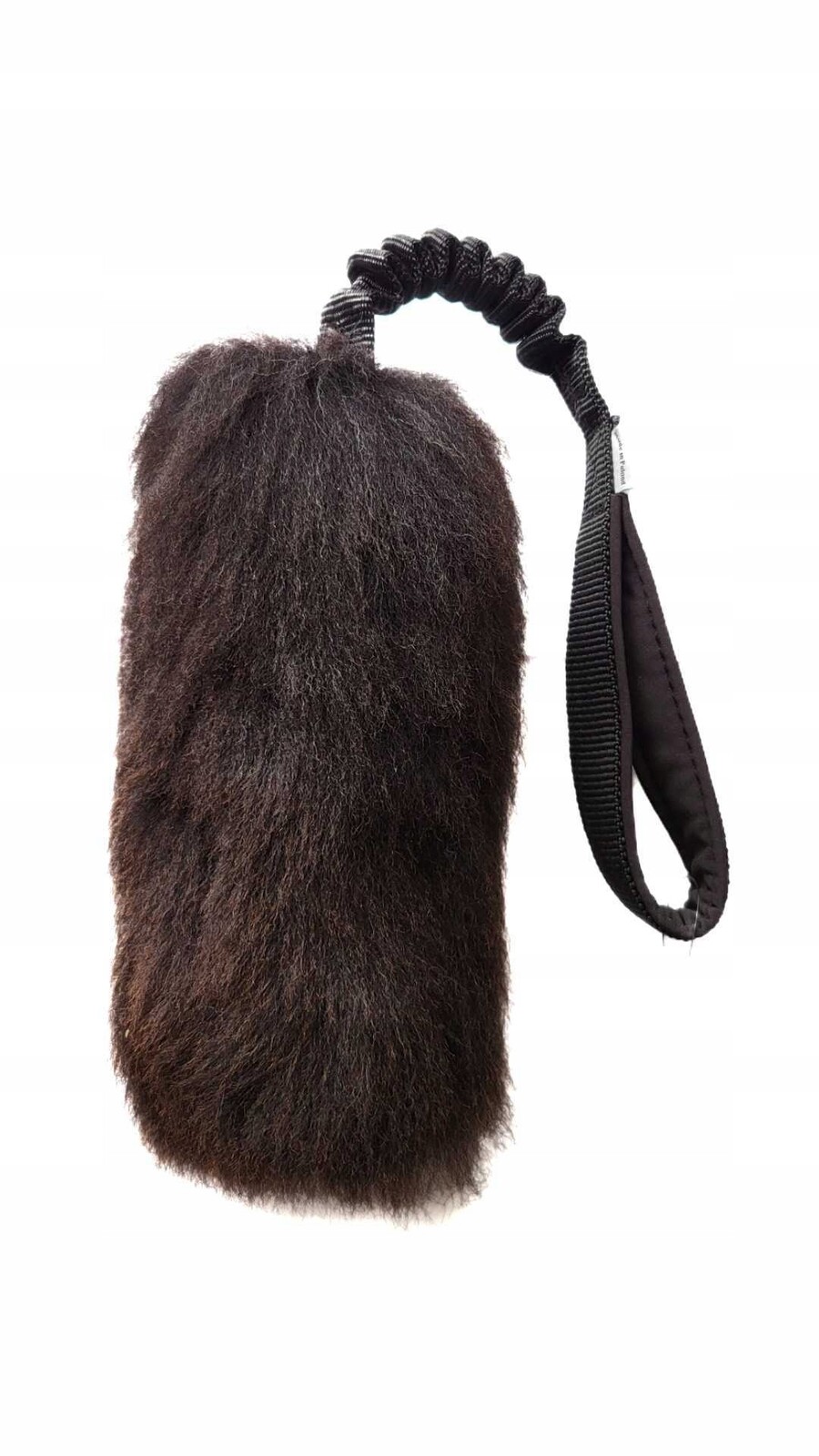 přetahovadlo pro psa Ovce tmavá Zayma s tlumičem: Přírodní Kožešina, Černá