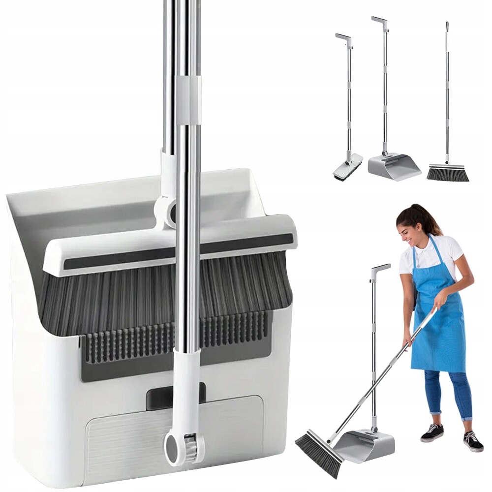 3 V 1 Sada Kartáčů Do Lopatky Sklopná Do 90° Pro Účinné Odstraňování Prachu