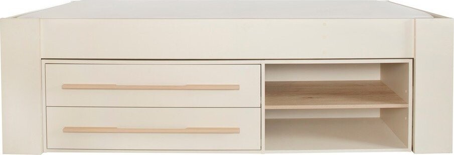 Béžový šuplík pod dětskou postel Flexi Grow – Roba