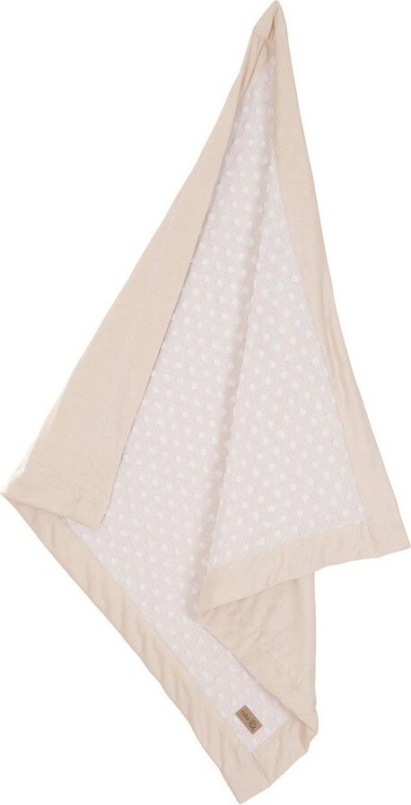 Béžová dětská deka s příměsí bavlny 80x80 cm Frosty Almond – Roba