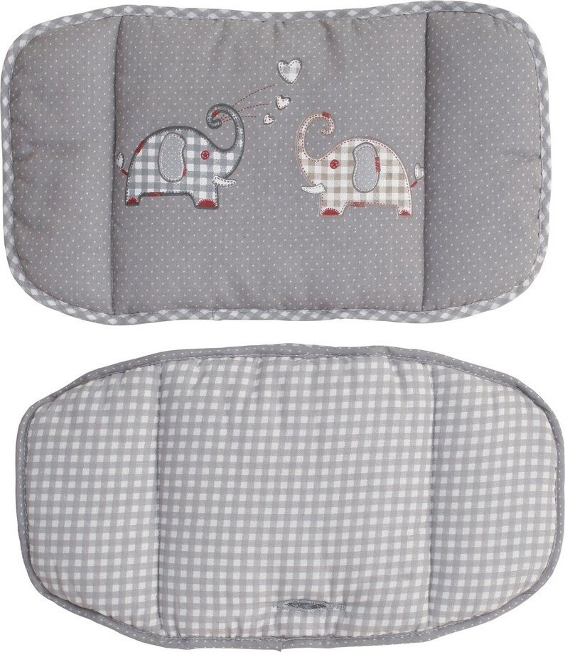 Šedá vložka do jídelní židličky Jumbo twins – Roba