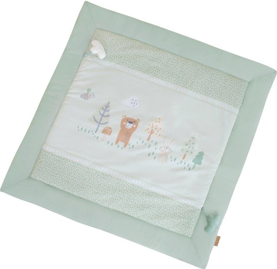 Světle zelená dětská hrací podložka 100x100 cm Woodland Buddies – Roba