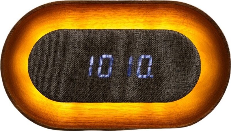 Digitální budík Lumos Walnut – Gingko