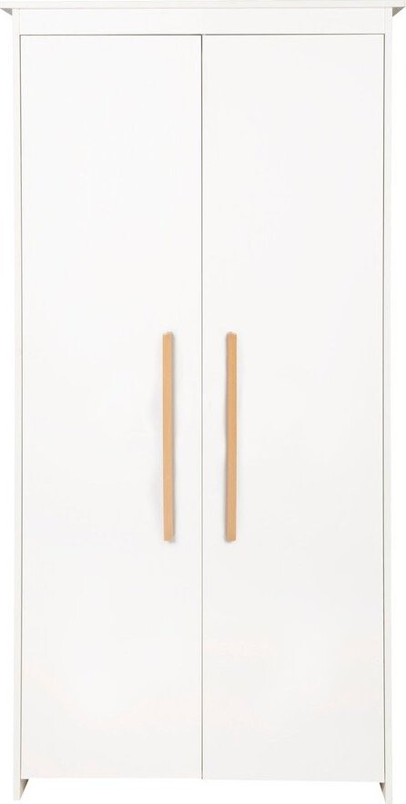 Bílá dětská šatní skříň 96x190x50 cm Lilo – Roba