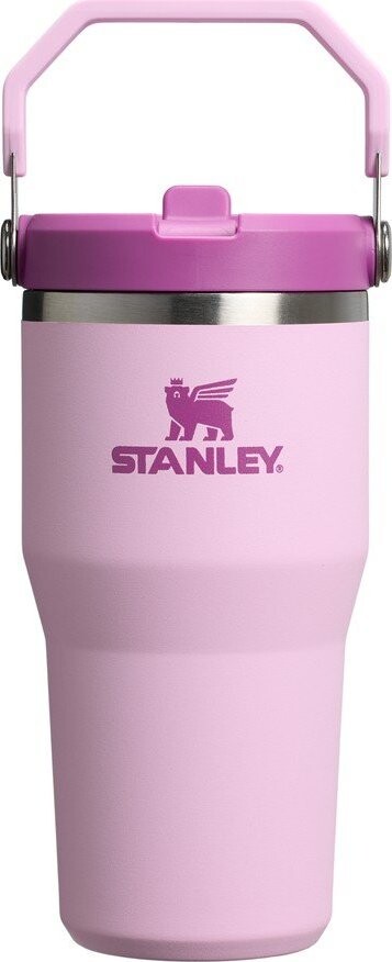 Růžová termoska 600 ml IceFlow Flip Straw 2.0 – Stanley