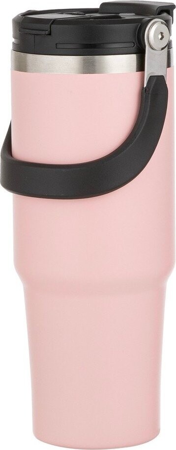 Světle růžová cestovní nerezová lahev 1 l Eco – Ladelle