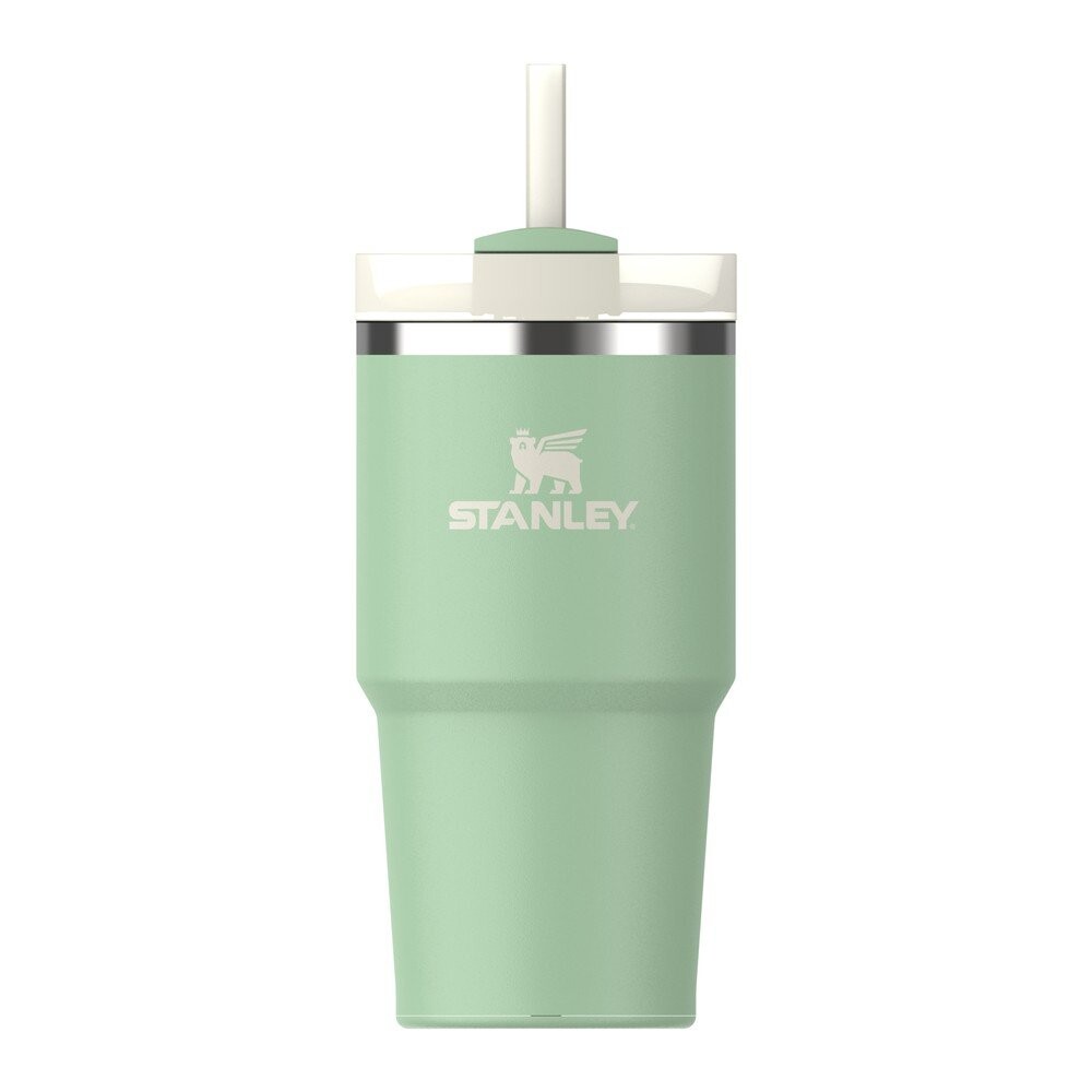 Šalvějově zelená termoska s brčkem 600 ml Quencher H2.O FlowState – Stanley