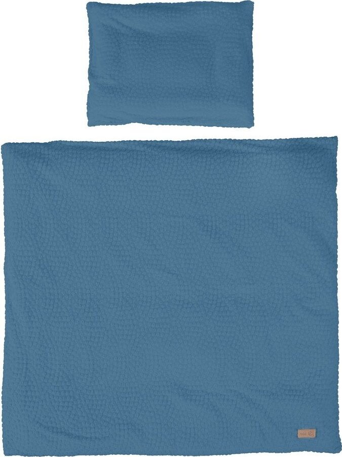 Modré dětské povlečení do postýlky 80x80 cm Seashells – Roba