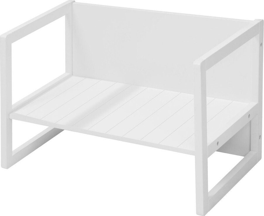 Bílá dětská lavice Country Style – Roba