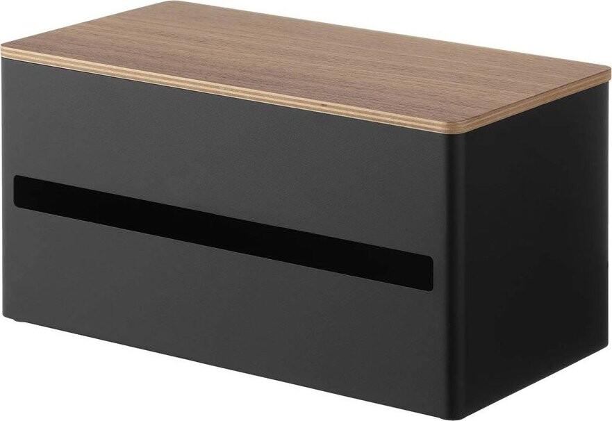 Černý kovový stojan na papírové utěrky Rin – YAMAZAKI