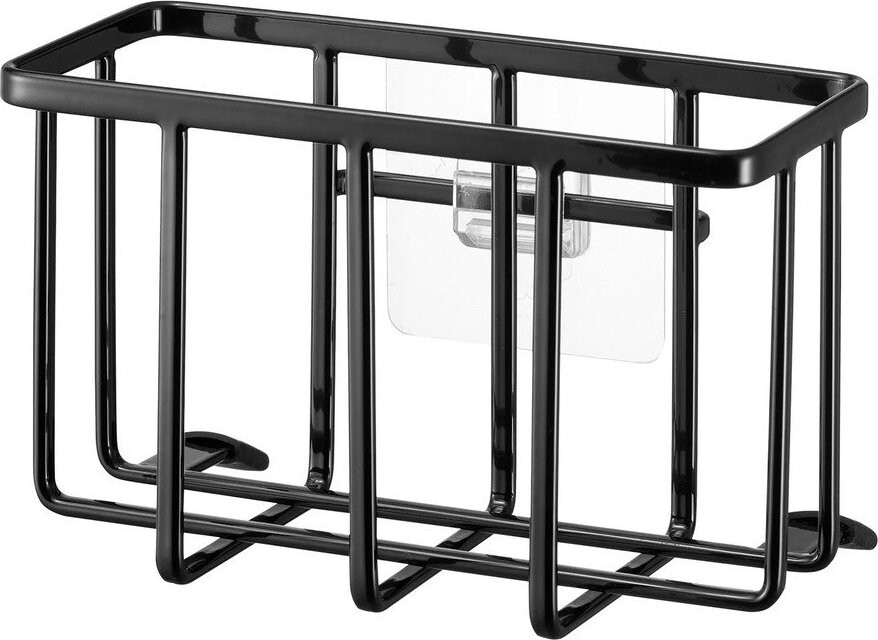 Černý kovový stojan na mycí prostředky bez vrtání Film Hook – YAMAZAKI