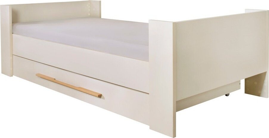 Béžová dětská postel s úložným prostorem bez roštu 90x200 cm Kids – Roba