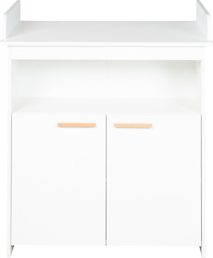 Bílá dětská komoda s přebalovacím pultem 88x98x75 cm Anton – Roba