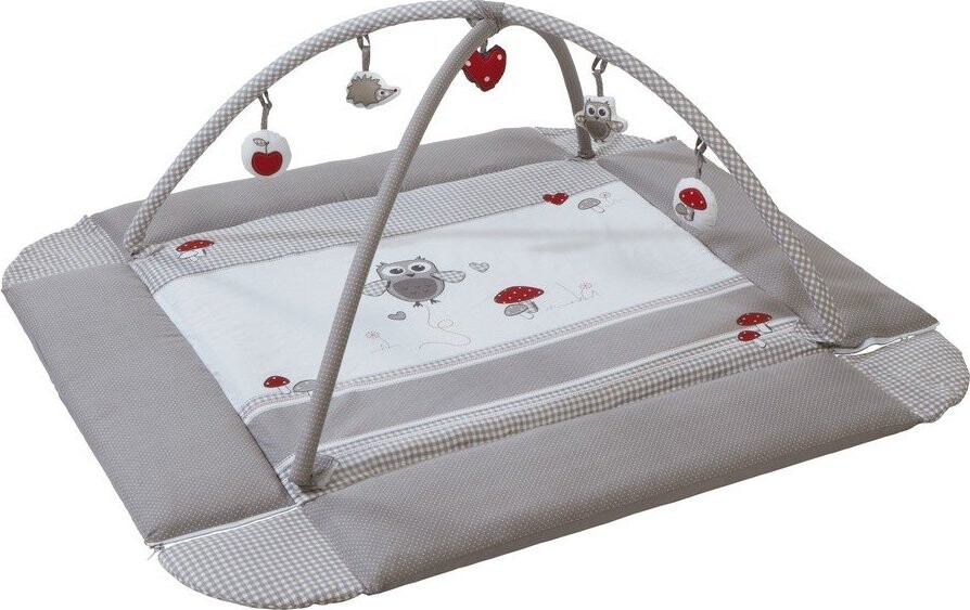 Šedá dětská hrací podložka 75x85 cm Adam & Eule – Roba