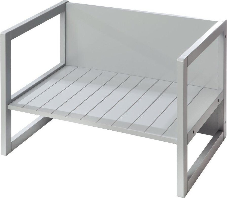 Šedá dětská lavice Country Style – Roba