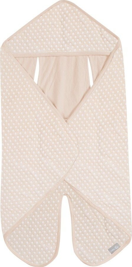 Béžová bavlněná dětská zavinovačka do autosedačky 73x82,5 cm Frosty Almond – Roba