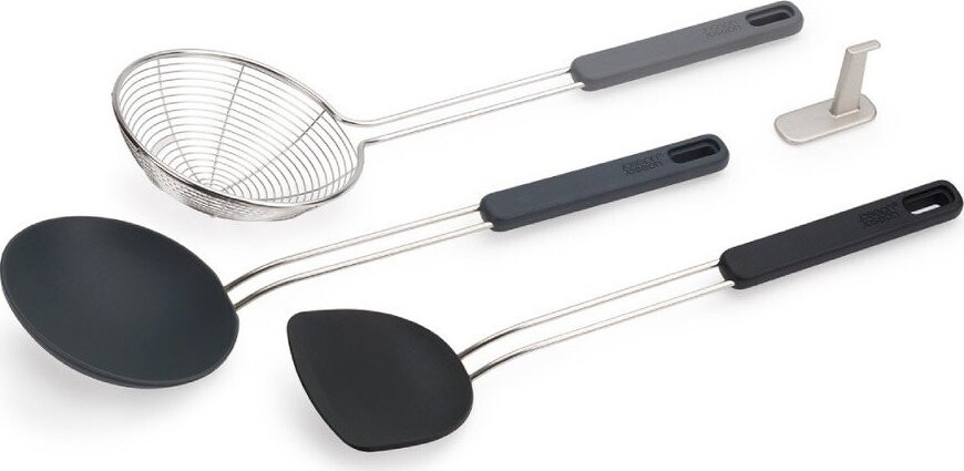 Nerezová sada kuchyňského náčiní 3 ks Fusion Wok Set – Joseph Joseph
