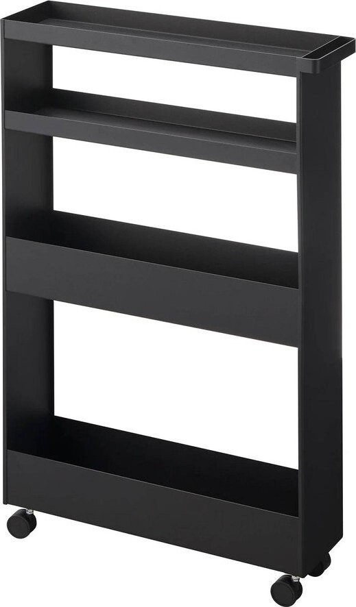 Matně černý ocelový koupelnový regál 48x80,5 cm Tower – YAMAZAKI