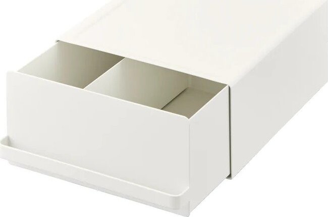 Bílá krabička na čaj Tower – YAMAZAKI