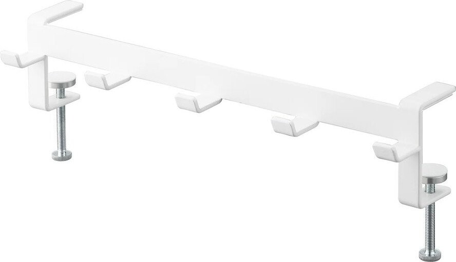 Matně bílý nastavitelný ocelový háček Tower – YAMAZAKI