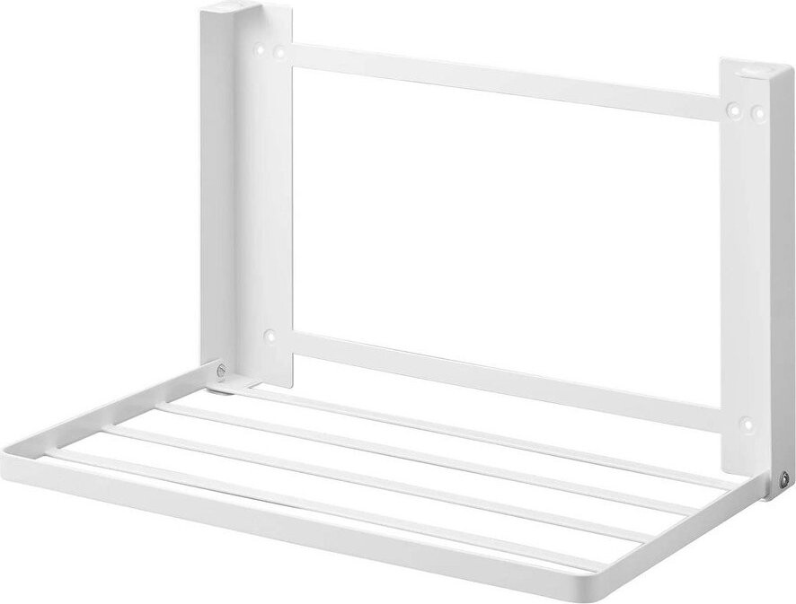 Matně bílá nástěnná ocelová koupelnová polička Tower – YAMAZAKI