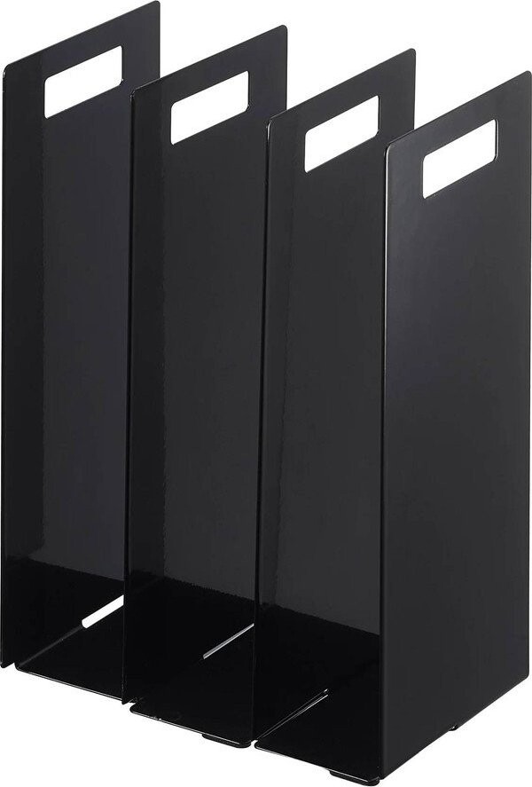 Černé kovové stojany na ručníky v sadě 2 ks Tower – YAMAZAKI