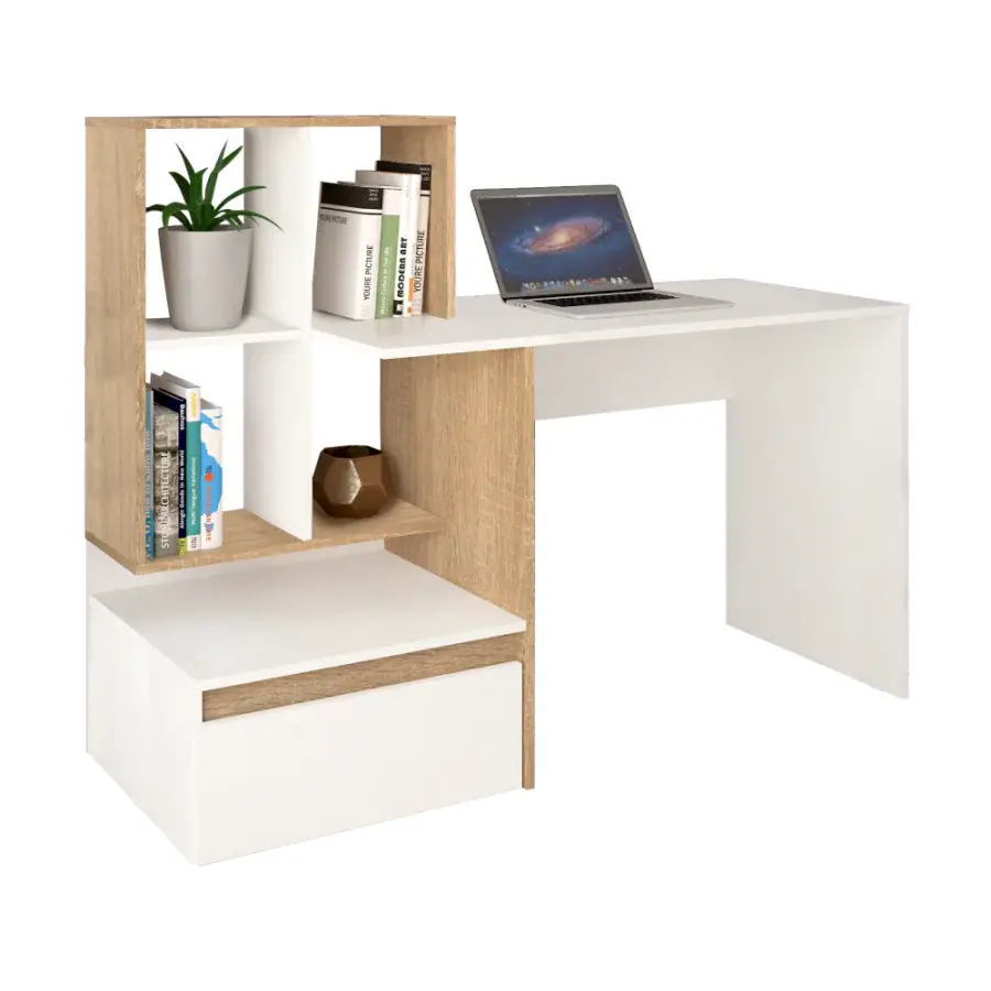 Tempo Kondela PC stůl EROSS NEW - bílá