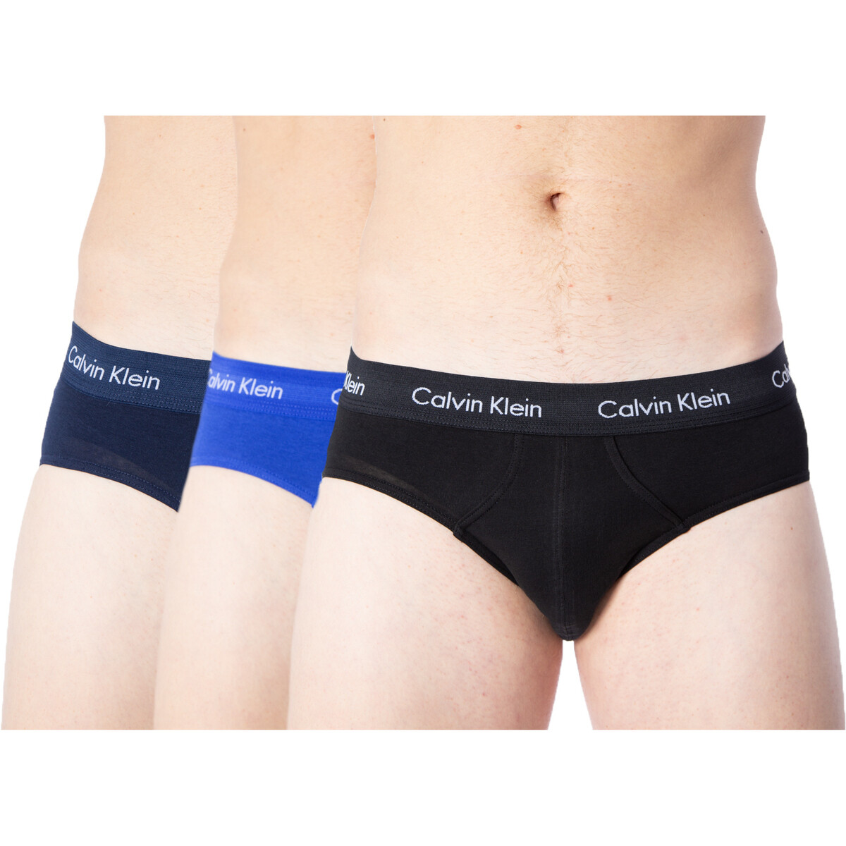 Calvin Klein Jeans  3 Hip Brief U2661G  Modrá