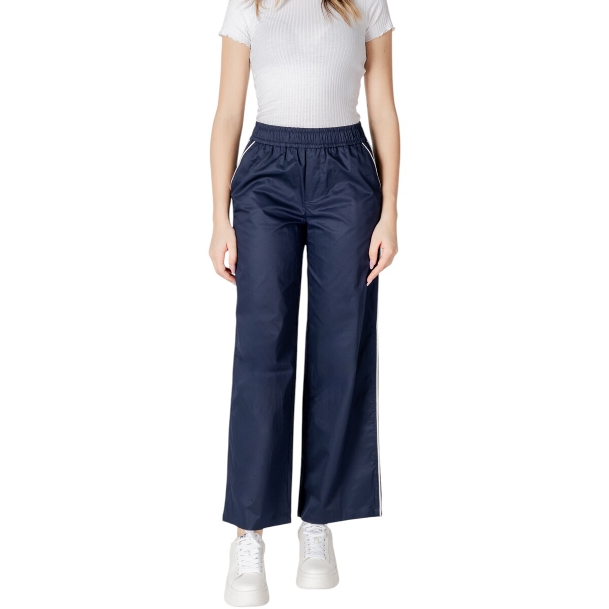Only  Onlzora Mw Pull-Up Piping Pant Pnt 15344272  Modrá