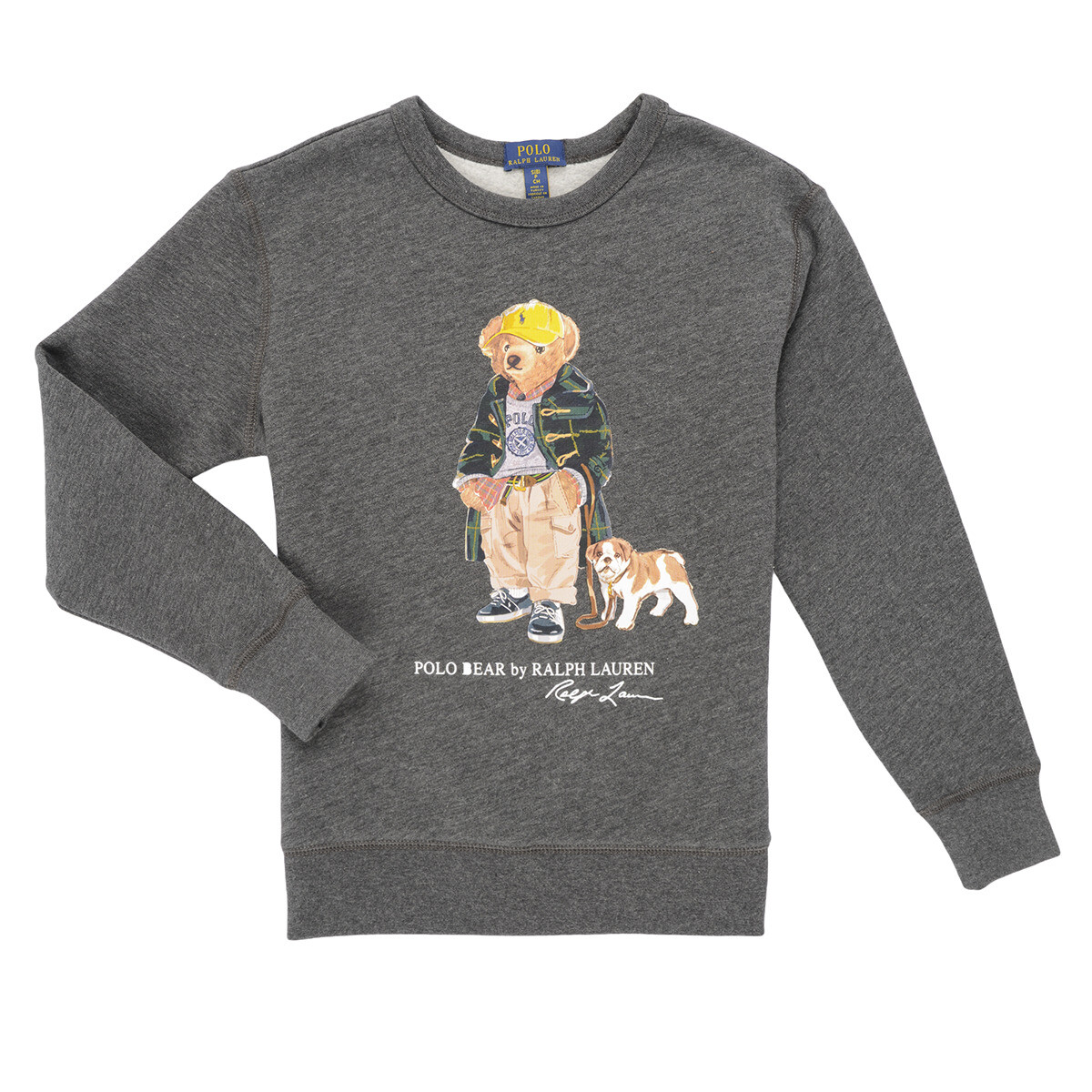 Polo Ralph Lauren  BEAR KNIT-SWEATSHIRT  Šedá