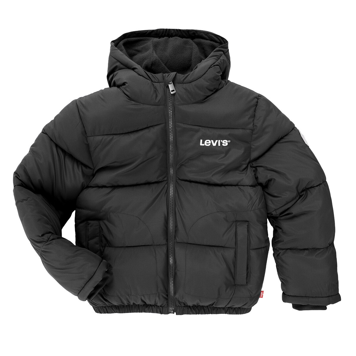 Levis  HVWT PUFFER WITH LOGO ELAS  Černá