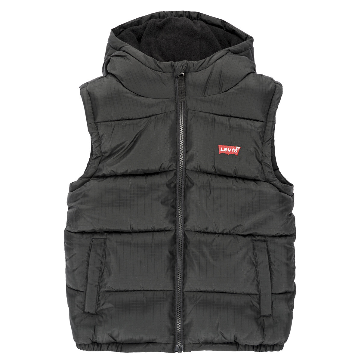 Levis  BATWING DIRECT EMB PUFFER VEST  Černá