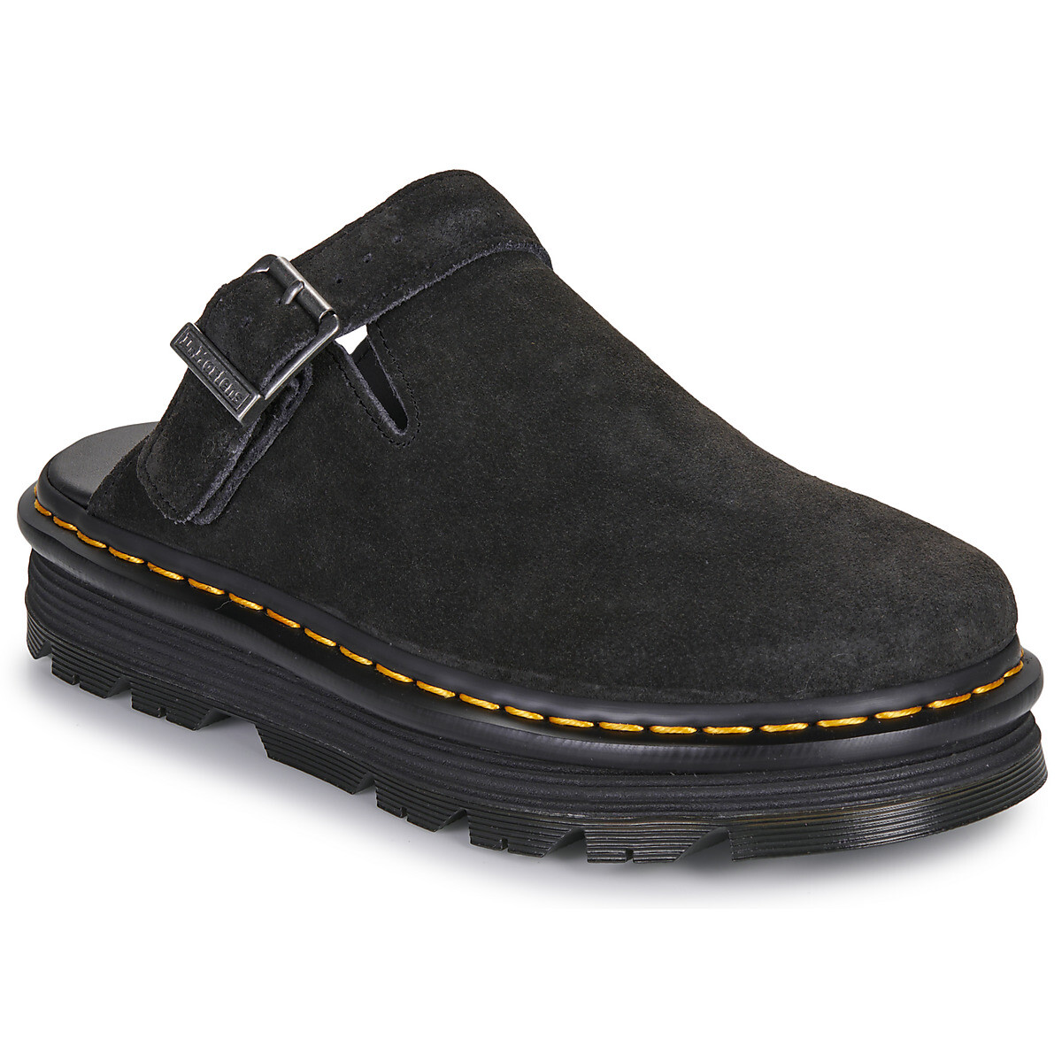 Dr. Martens  ZebZag Mule Black EH Suede  Černá