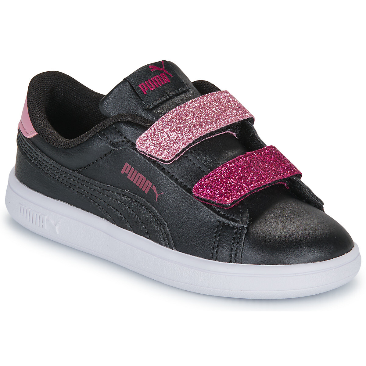 Puma  Puma Smash 3.0 L Glitter Velcro V Inf  Černá